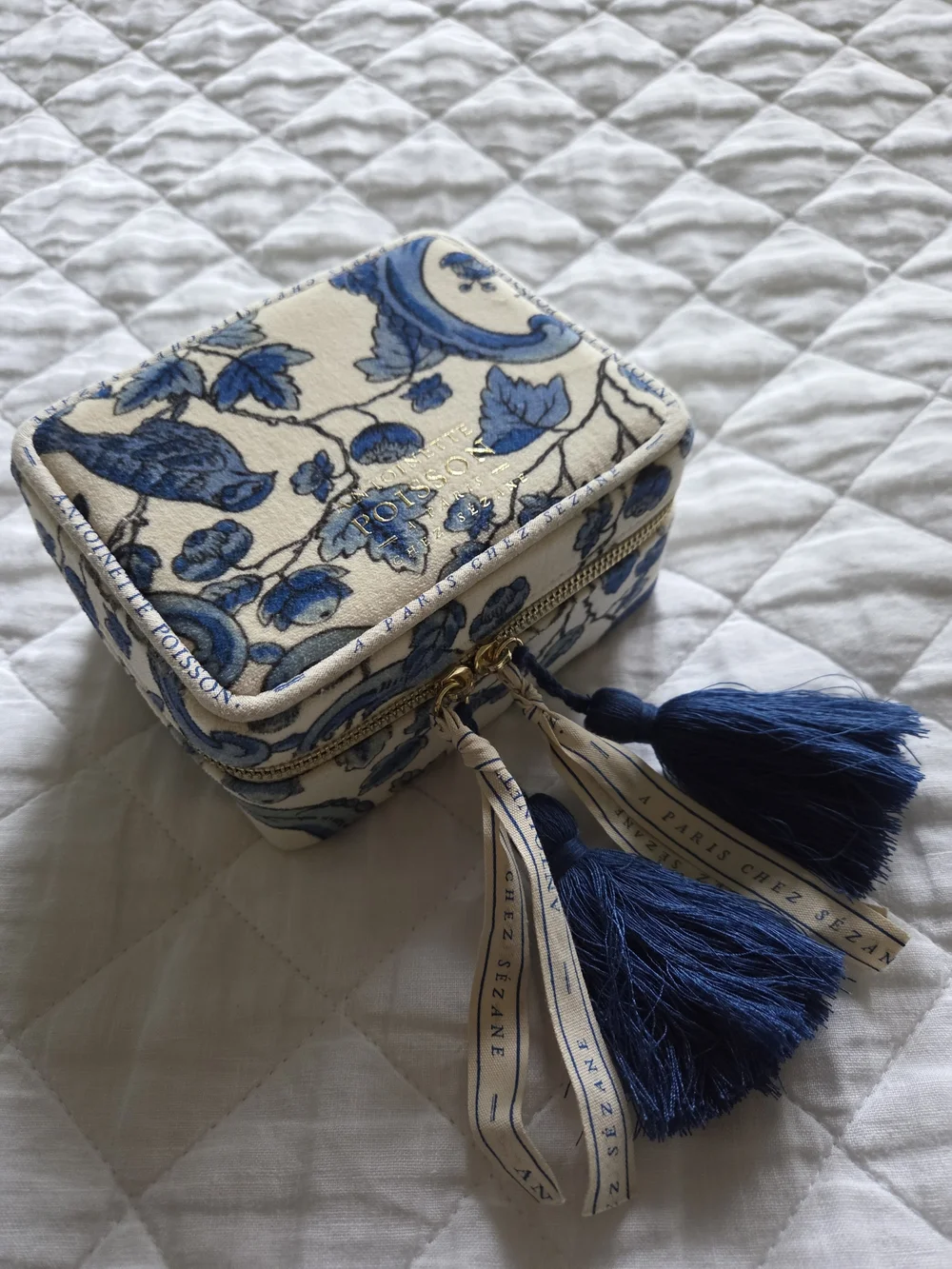 NEW Sezane x Antoinette Poisson Travel Jewelry Case - Picture 1 of 5
